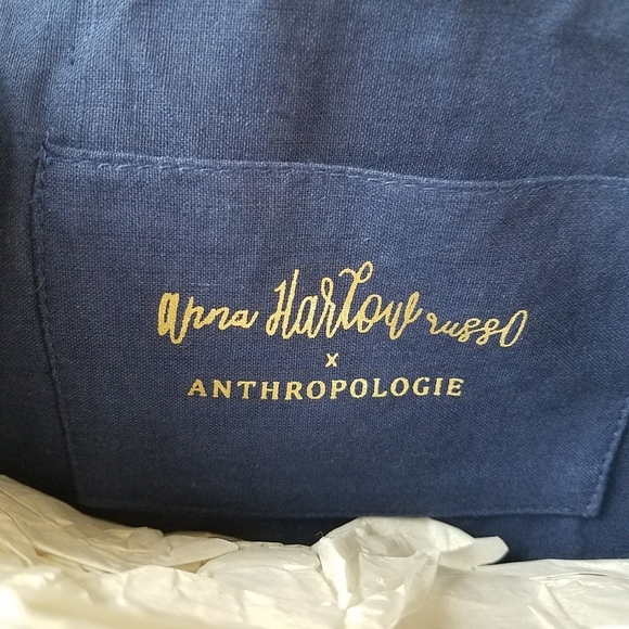 Anthropologie x Anna Harlow "M" Monogram Crescent Pouch - Picture 6 of 10